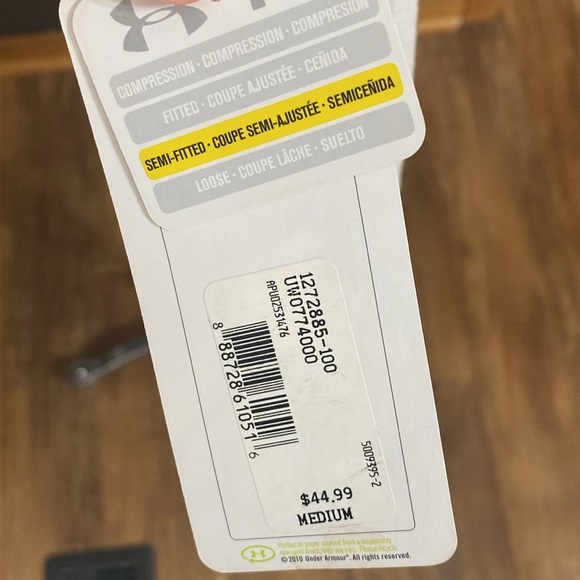 Under Armour Kansas City Royals white & blue long sleeve tee shirt size M - Picture 9 of 10